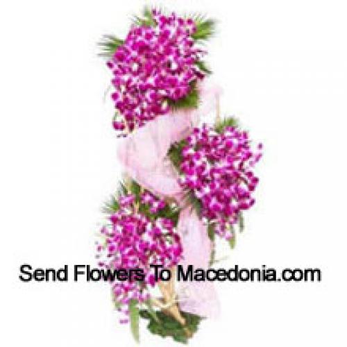 Pink Orchids Exotic Tall Arrangement